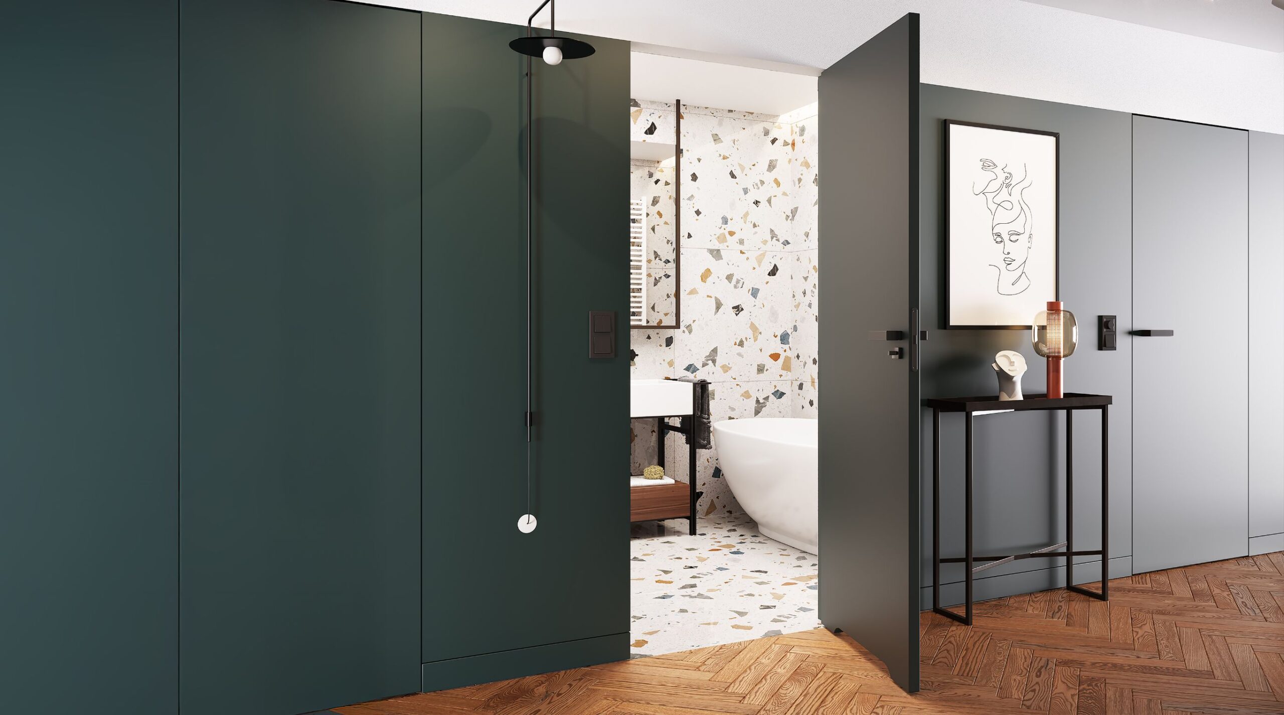 Intiri drzwi ukryte smartwall concealed doors